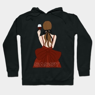 Sassy Lady Design Hoodie